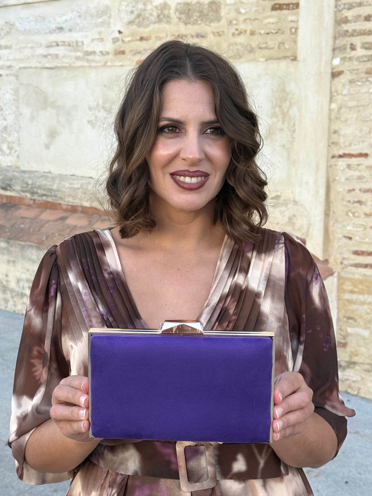 Bolso Tina Morado