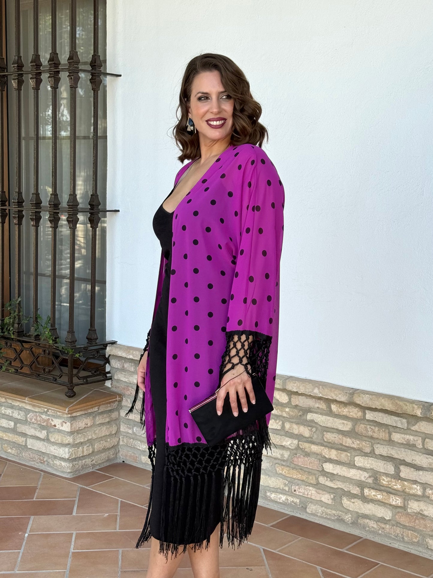 Kimono Lunares Buganvilla