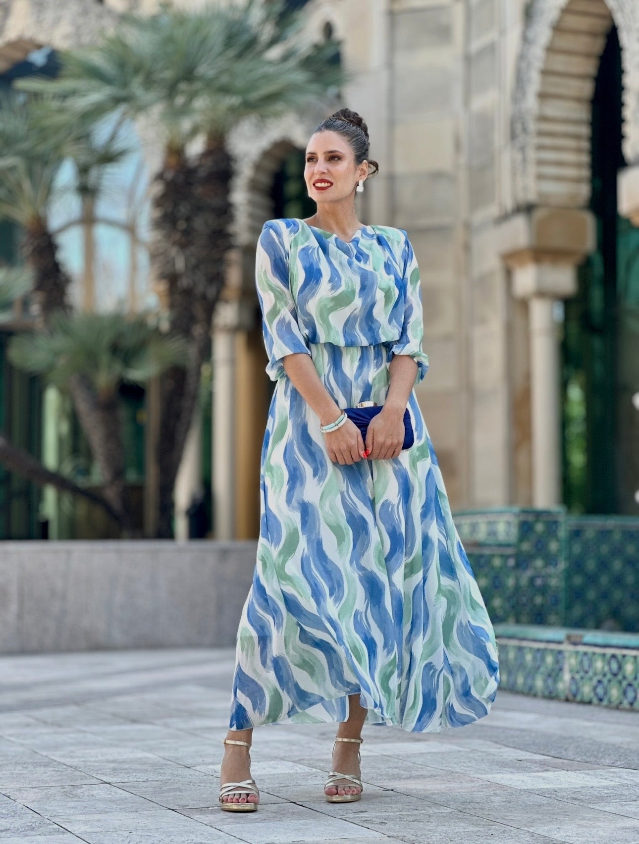 Vestido Mónica estampado