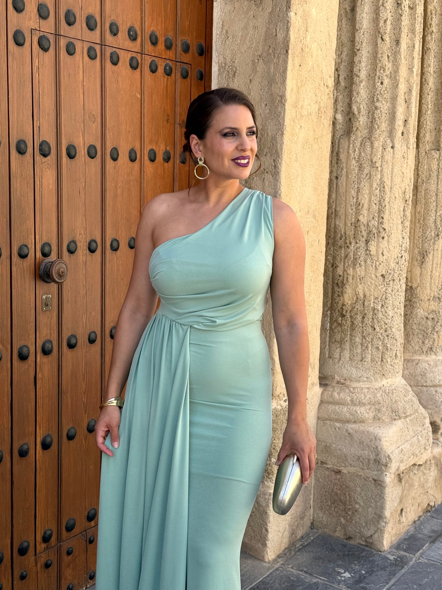 Vestido Salma Agua Marina