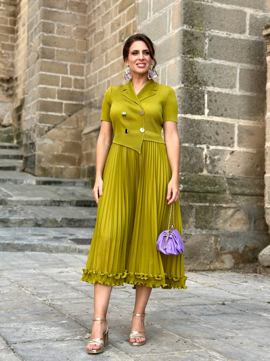 Vestido Siena Pistacho