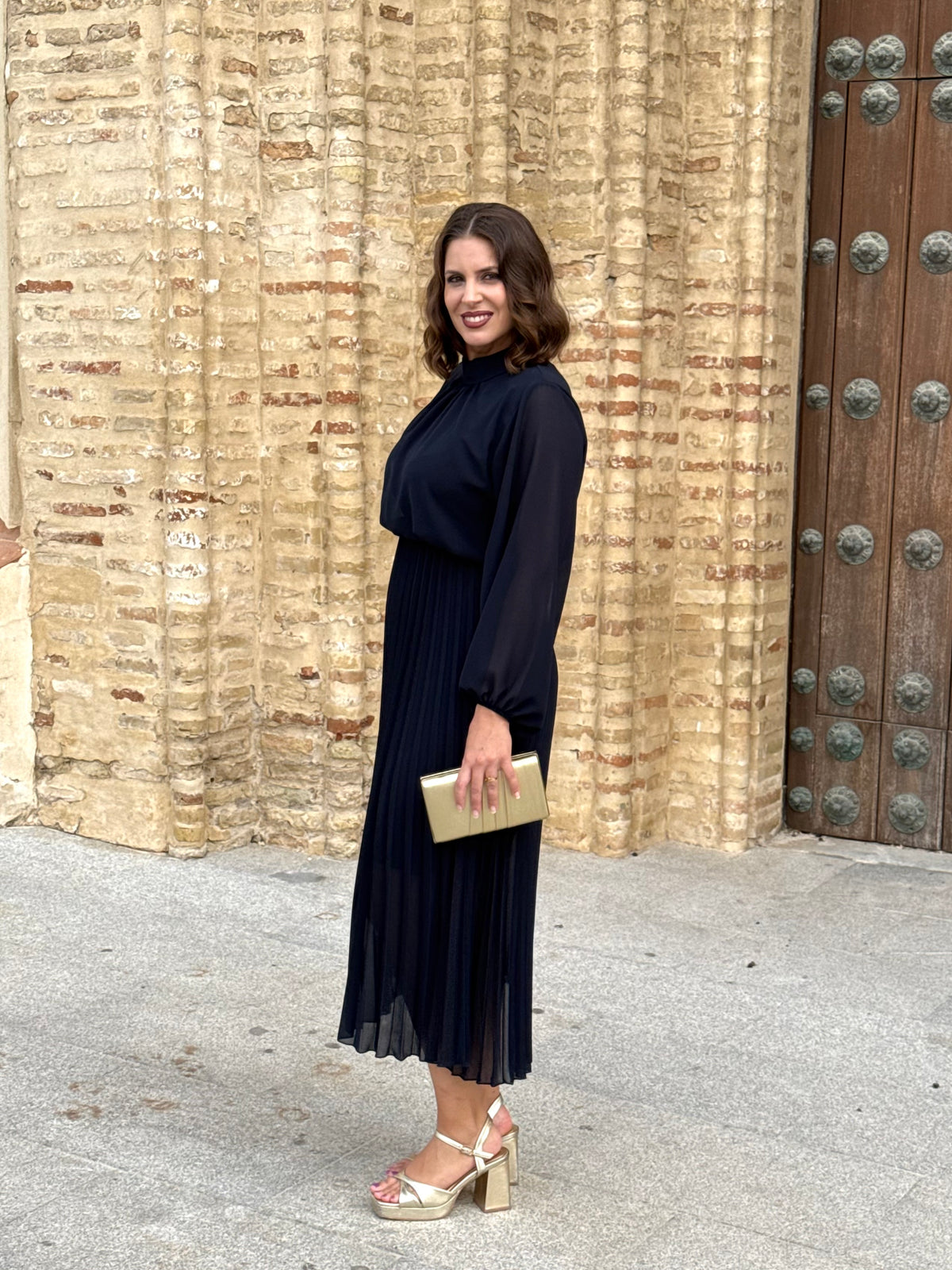 Vestido Julieta Azul Marino