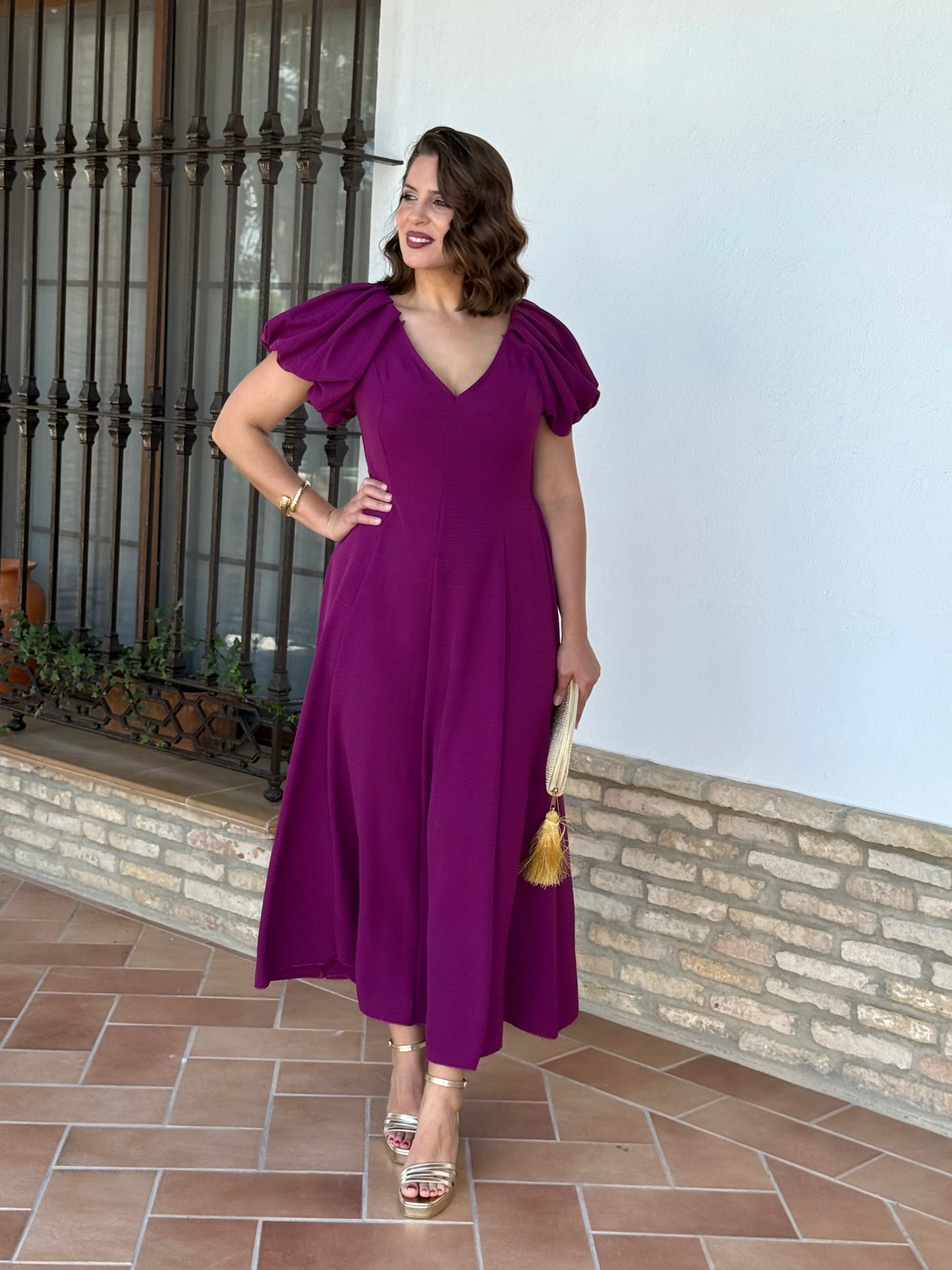 Vestido Saray Buganvilla