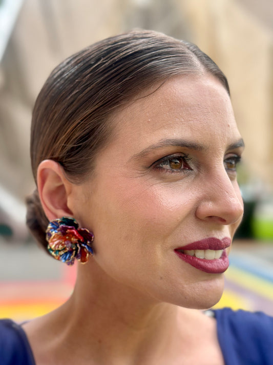 Pendientes Rosal Multicolor