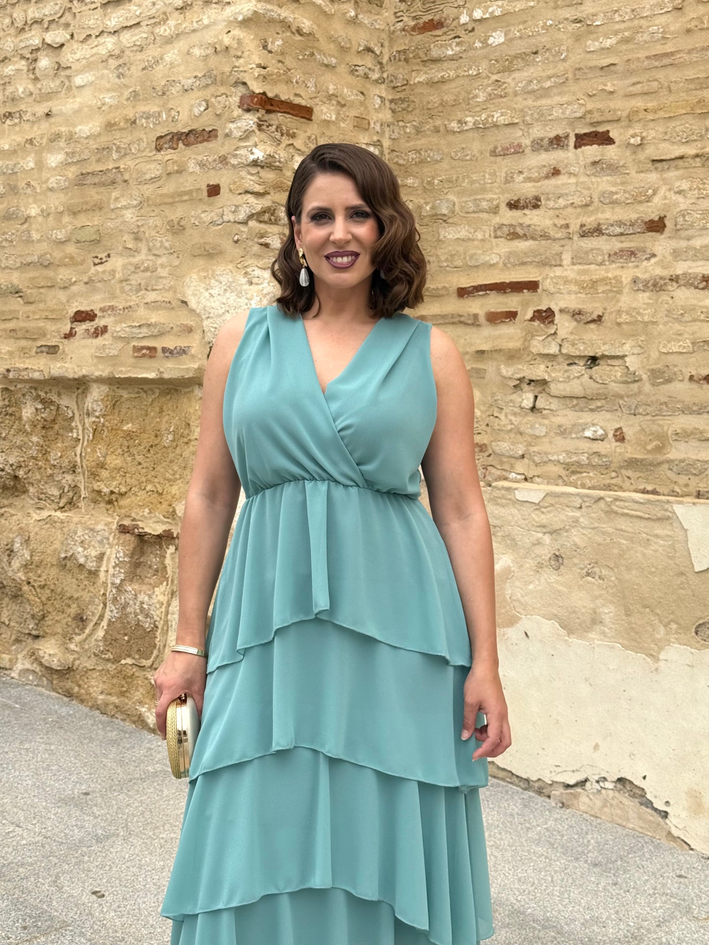 Vestido Naiara Agua Marina