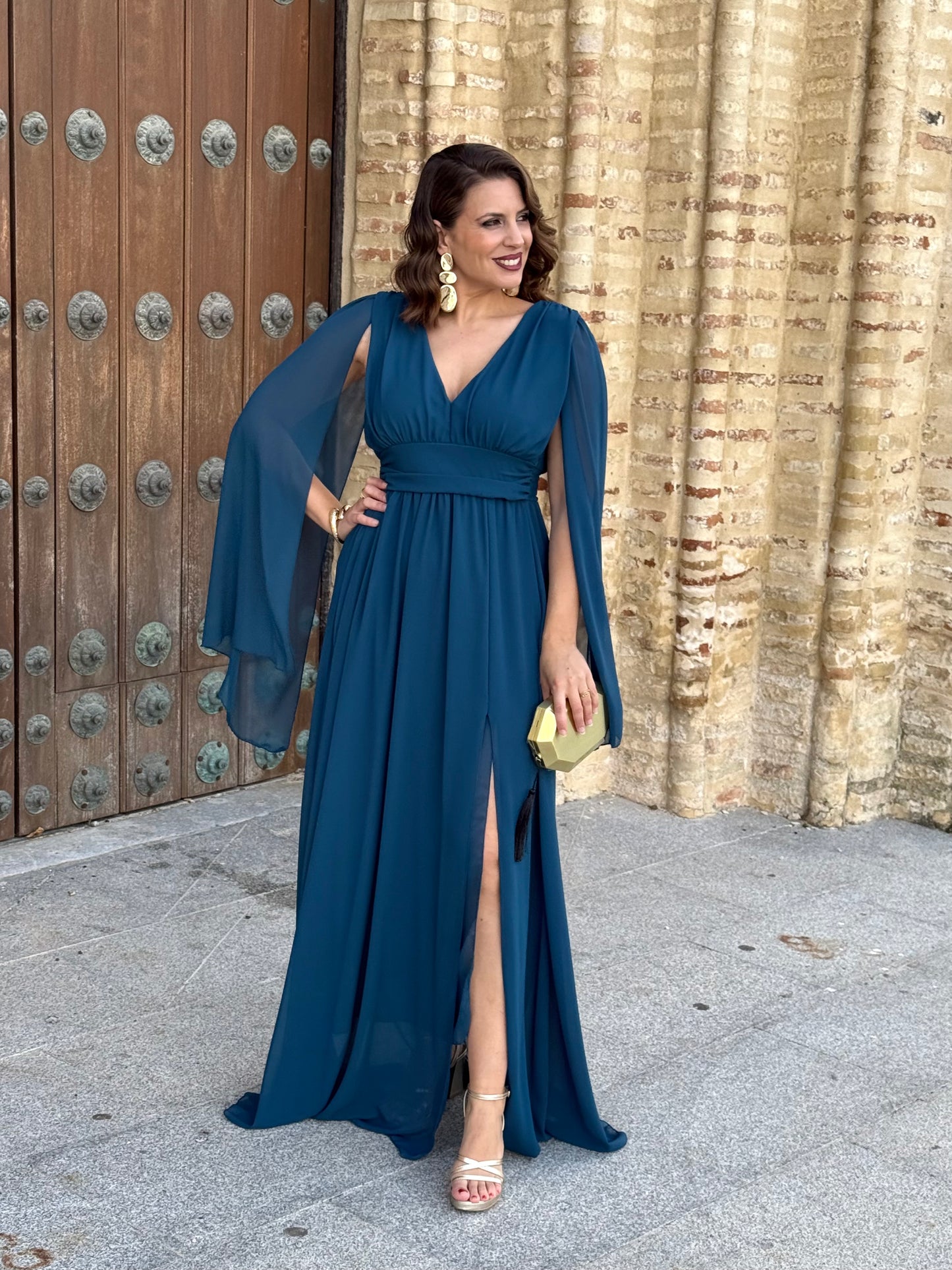Vestido Antonela Petróleo