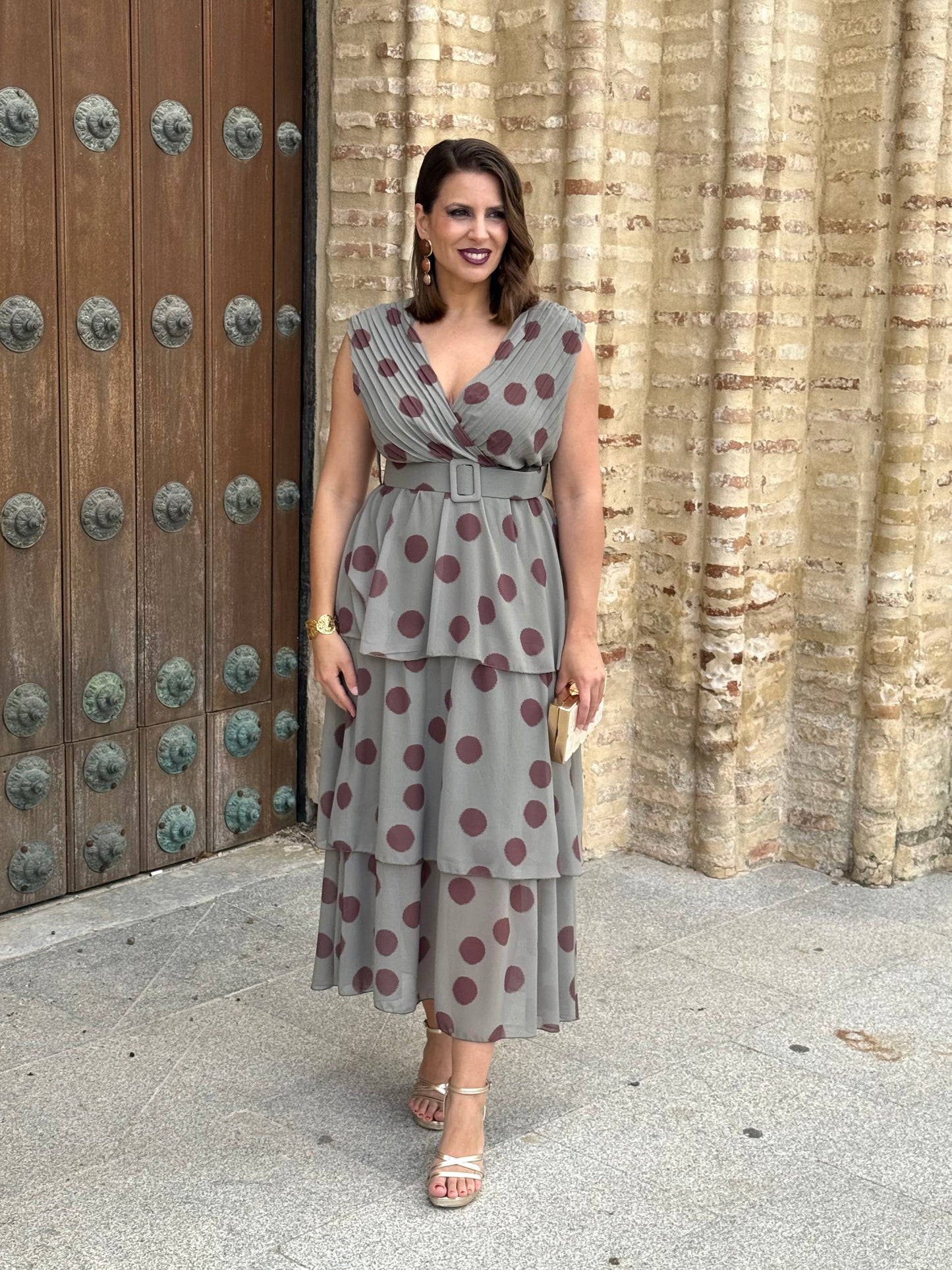 Vestido Candela Verde Kaki