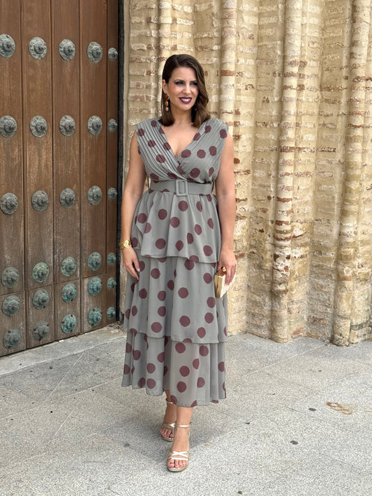Vestido Candela Verde Kaki