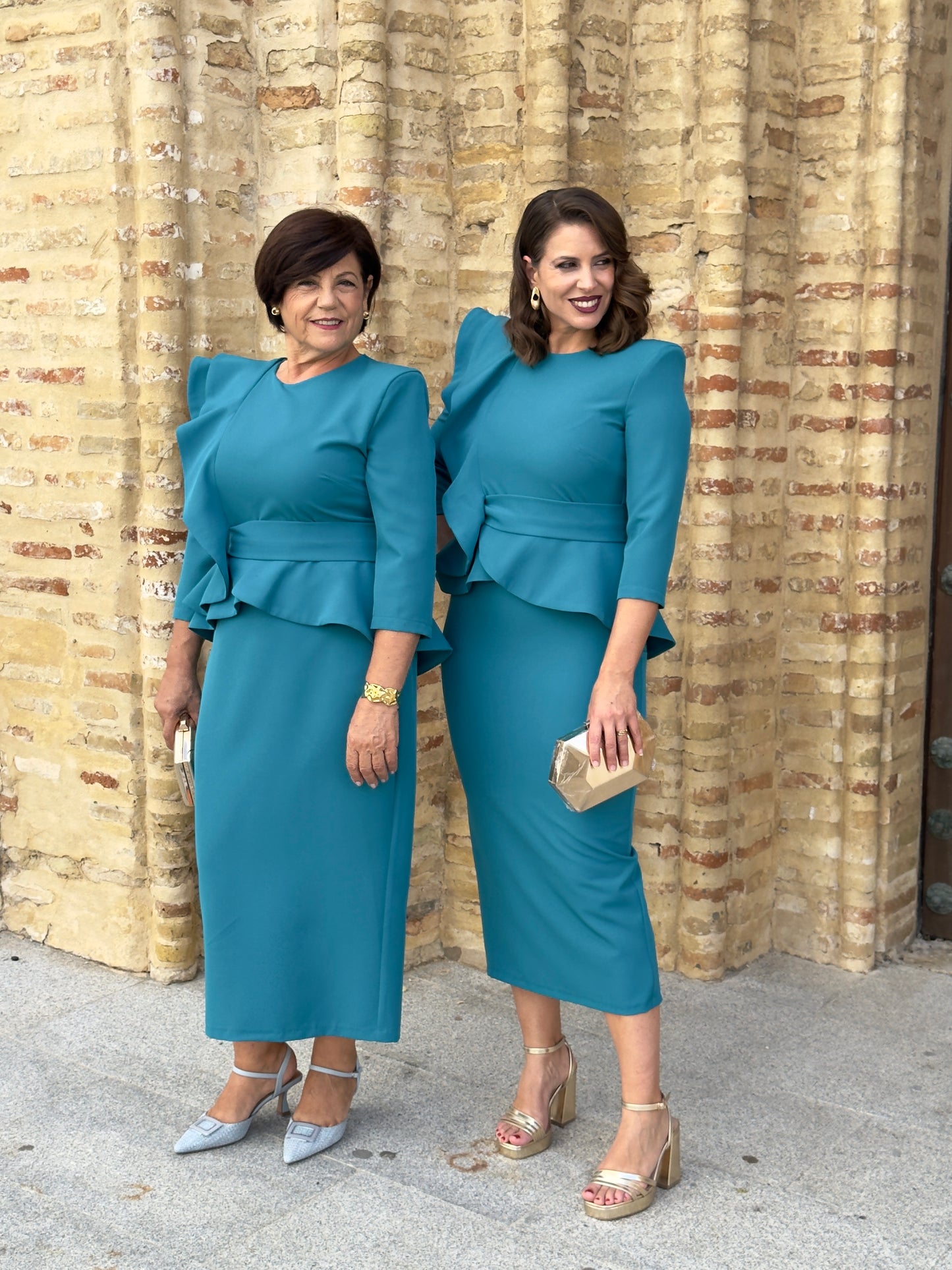 Vestido Siena Petróleo