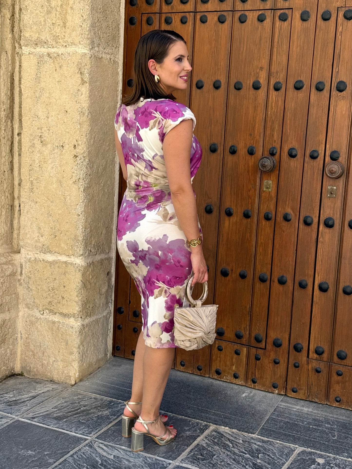 Vestido Pilar Buganvilla