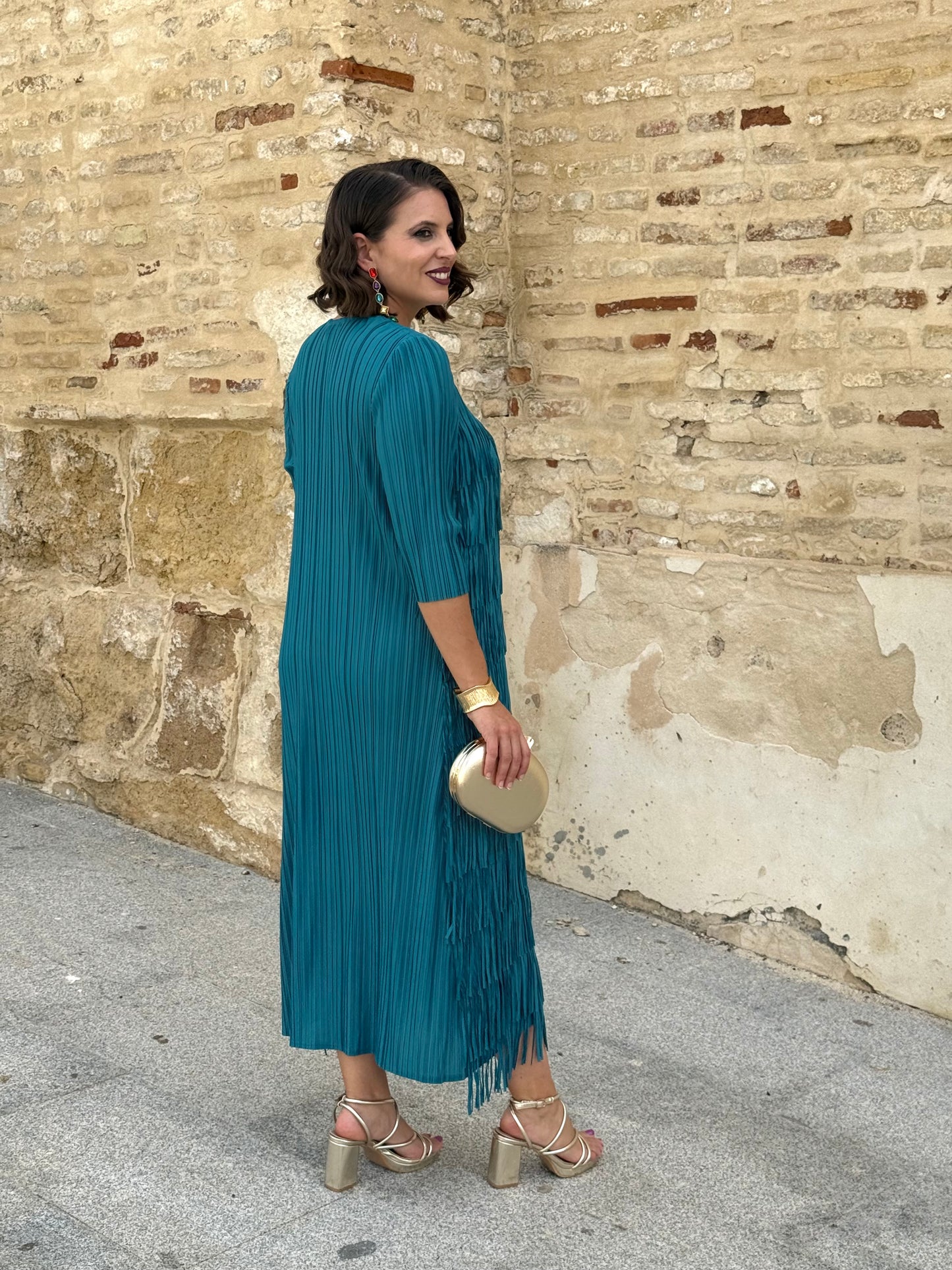 Vestido Almira Turquesa