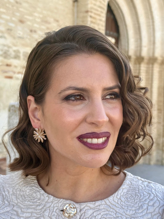 Pendientes Marga Beige