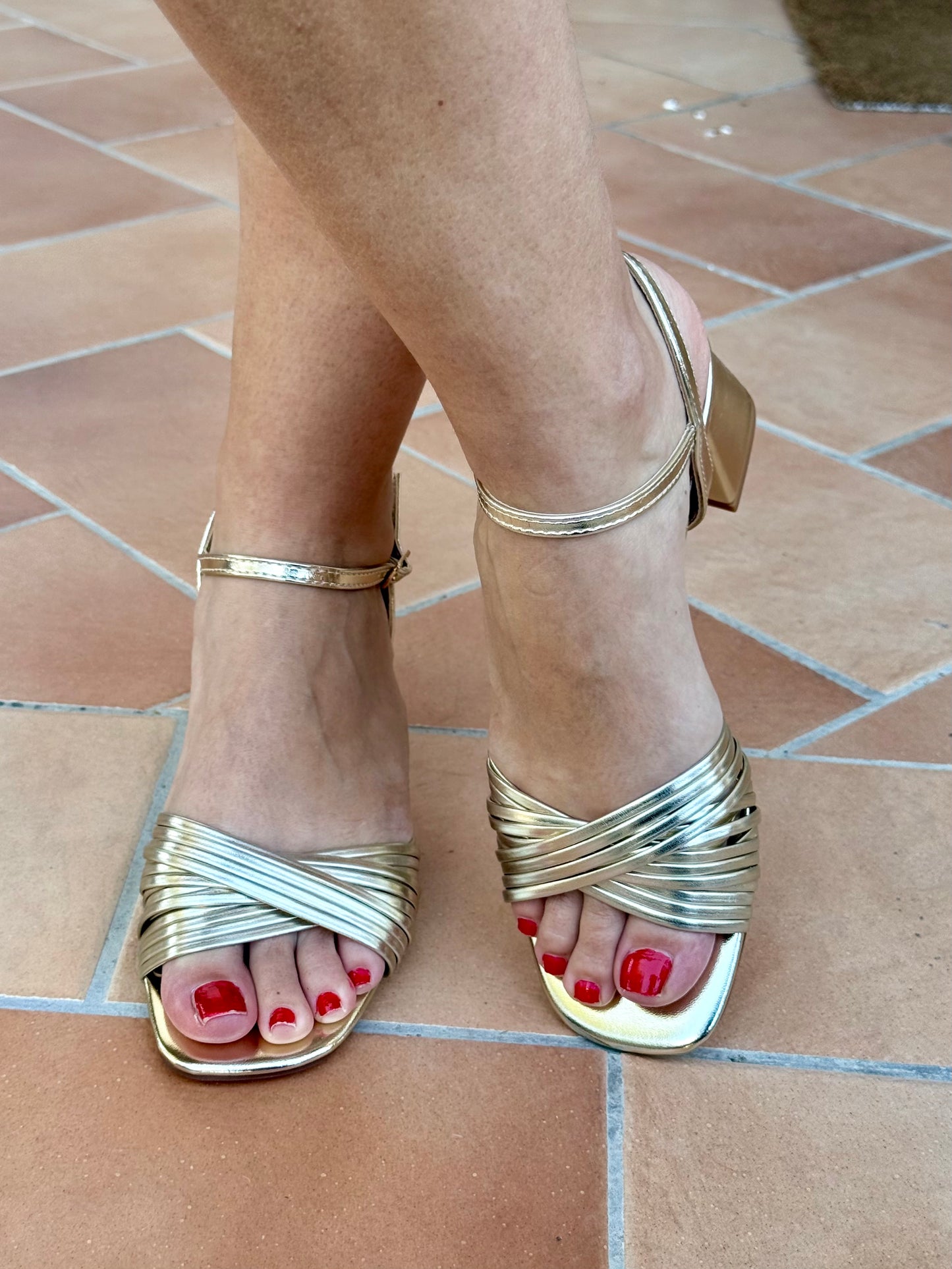 Sandalias Gala Dorado