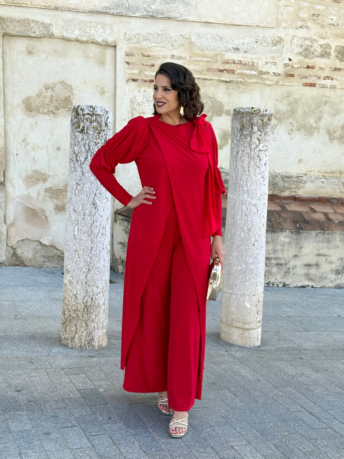 Conjunto Camelia Rojo