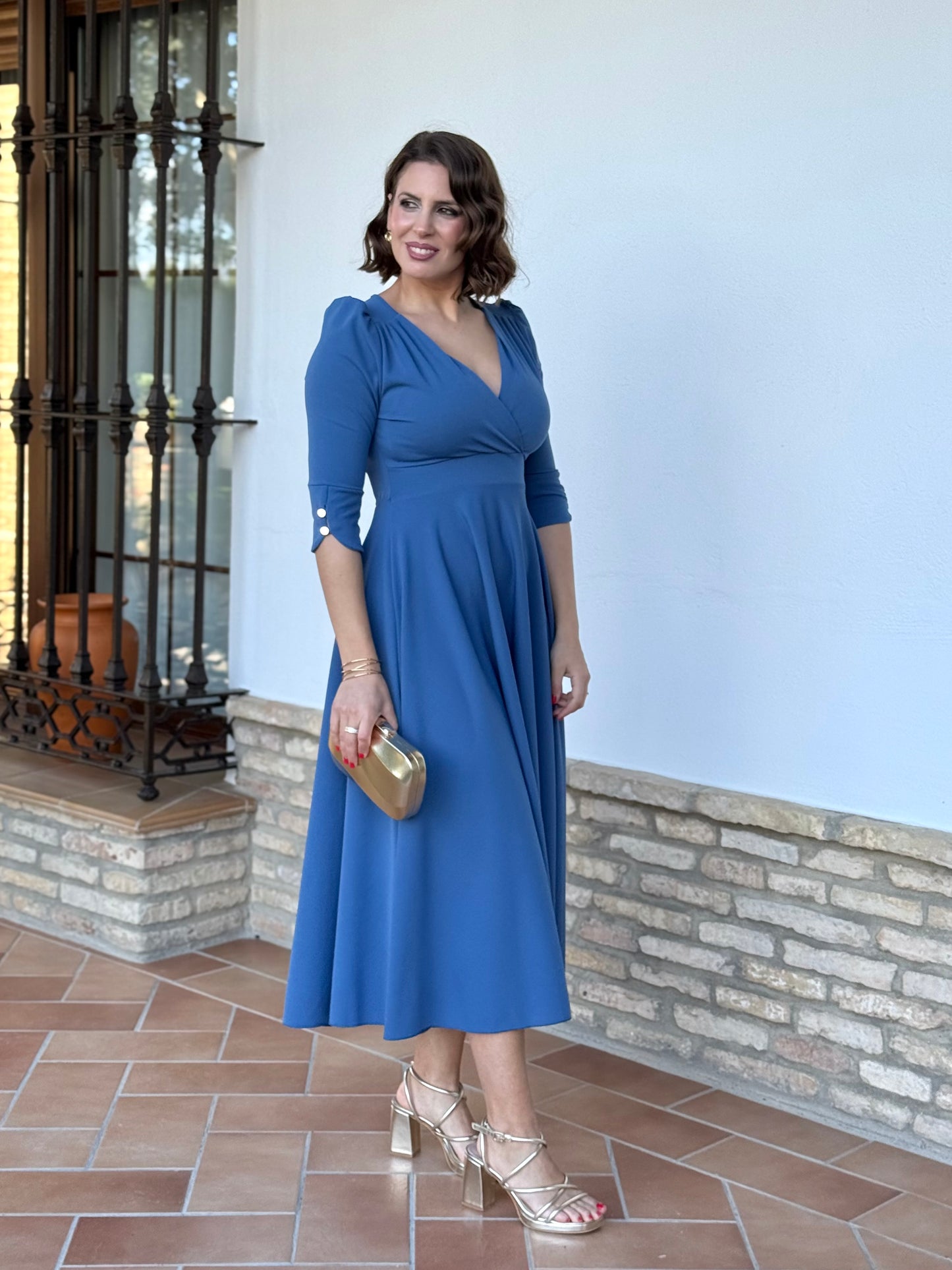 Vestido Yanet Azul