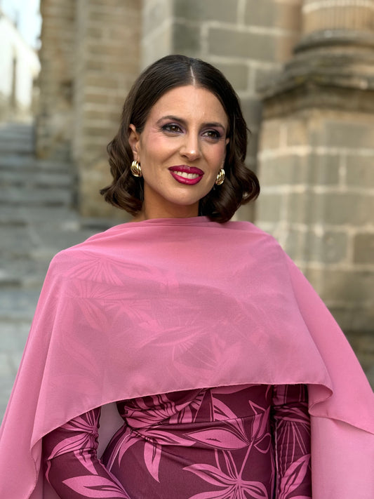 Capa de Gasa Rosa