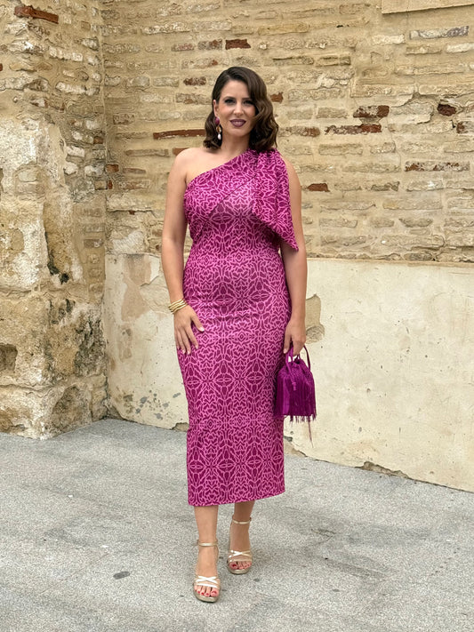 Vestido Liria Buganvilla