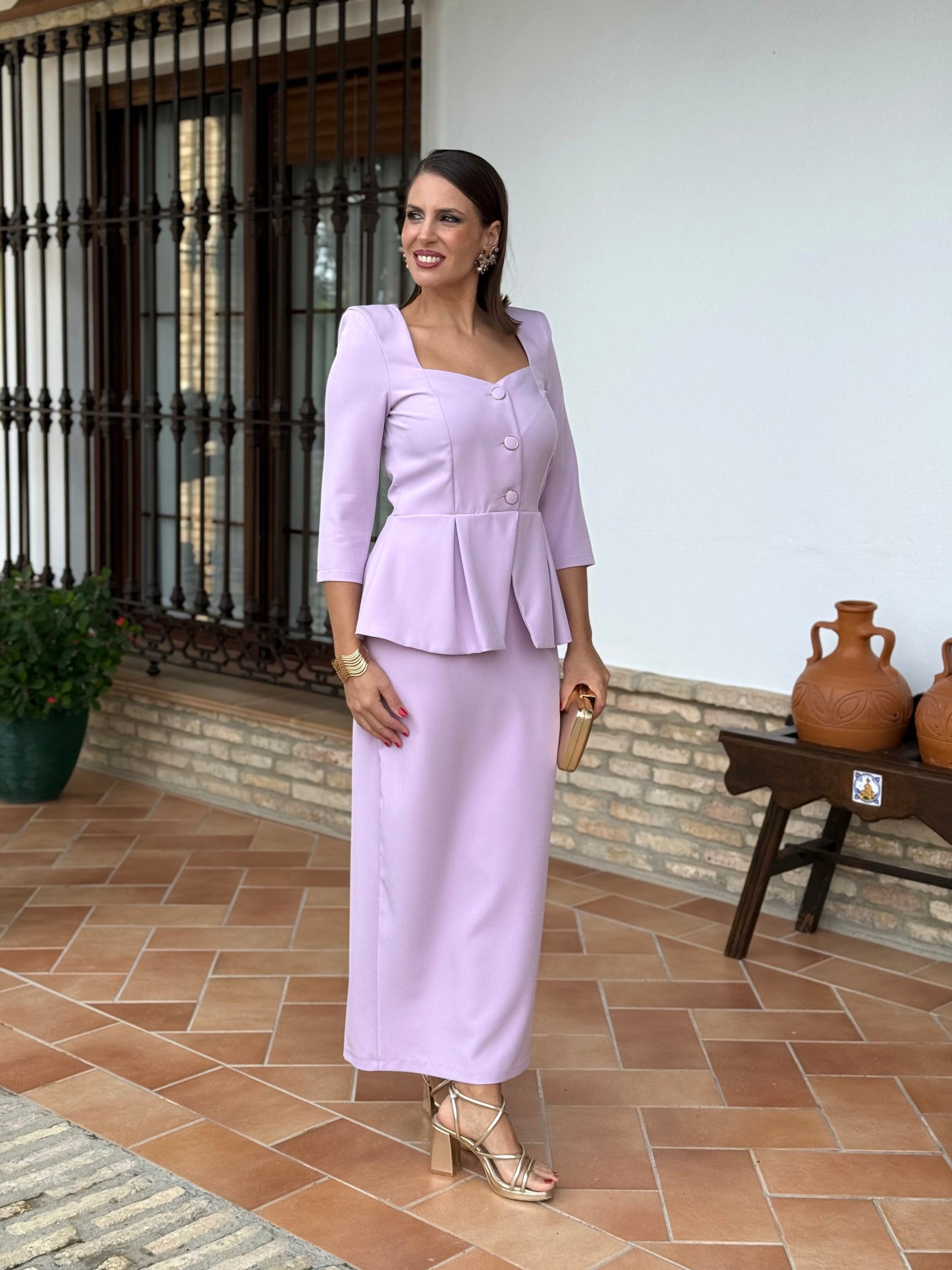 Vestido Soleá Malva