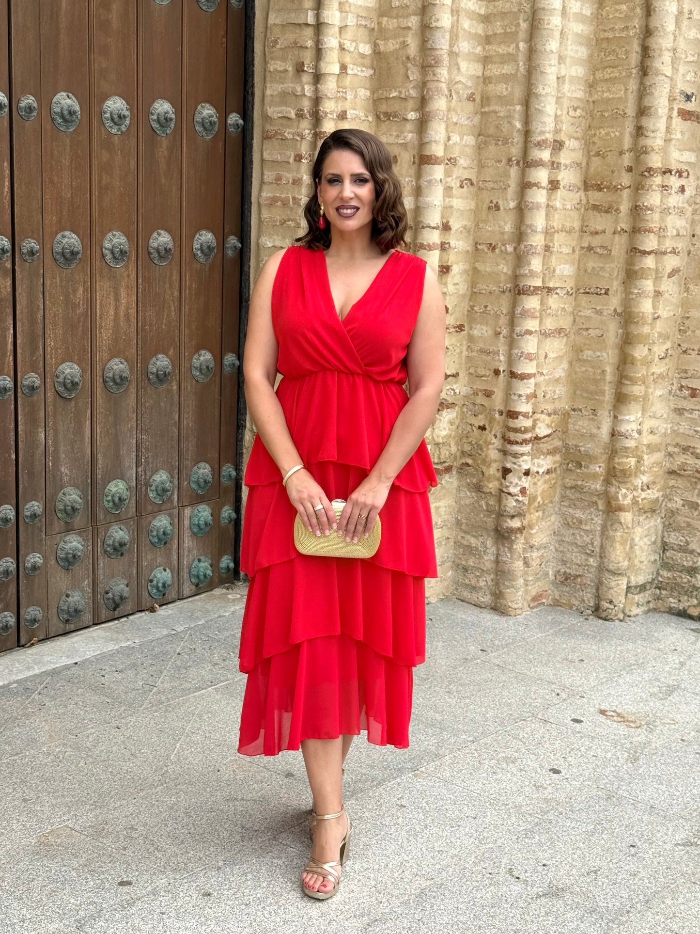 Vestido Naiara Rojo