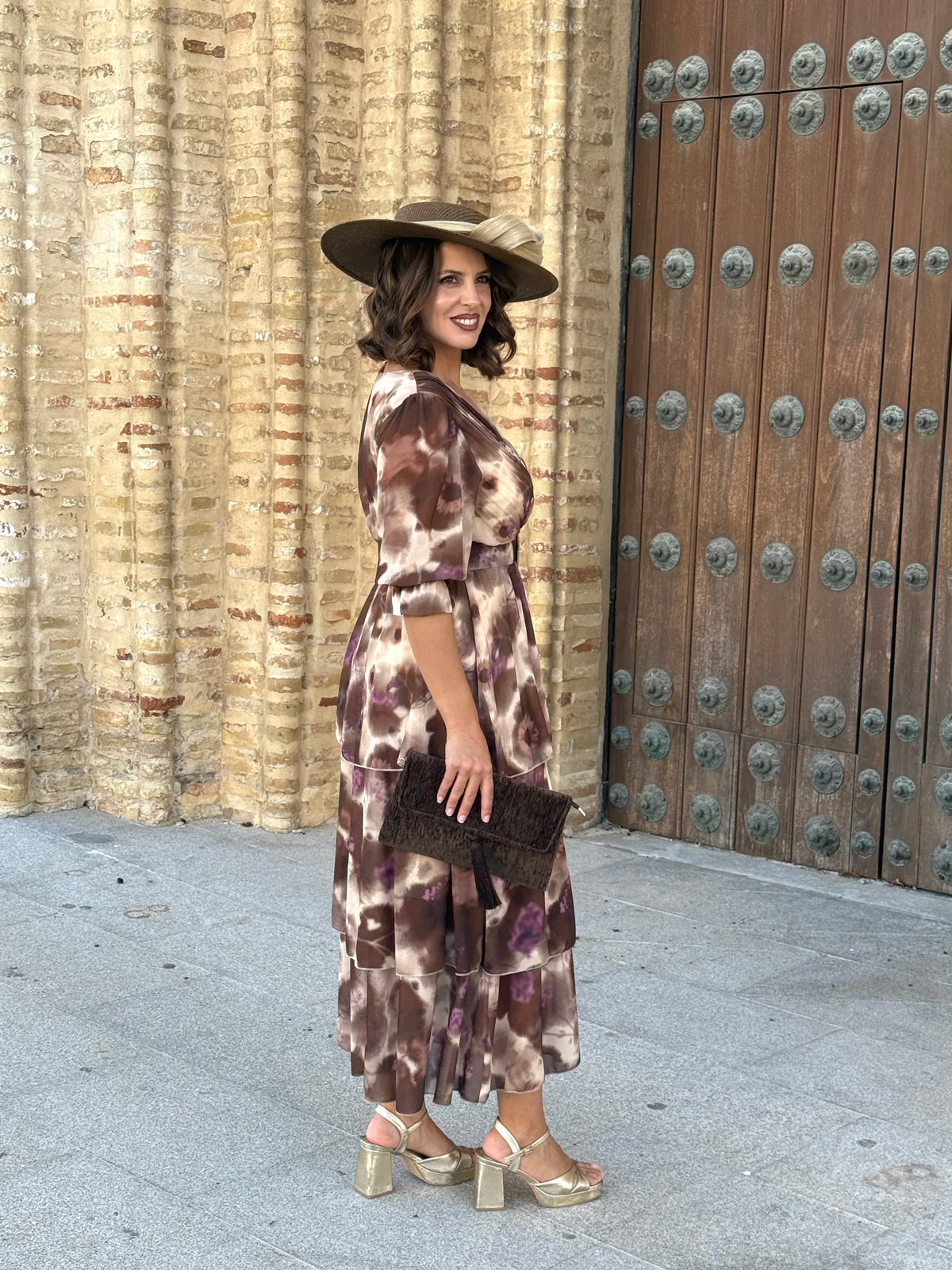 Vestido Capricho Marrón
