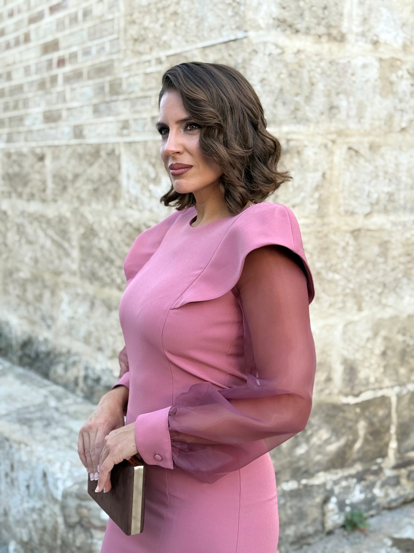 Vestido Aurora Rosa