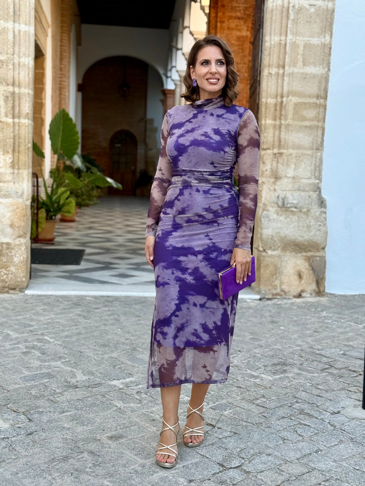 Vestido Viena morado