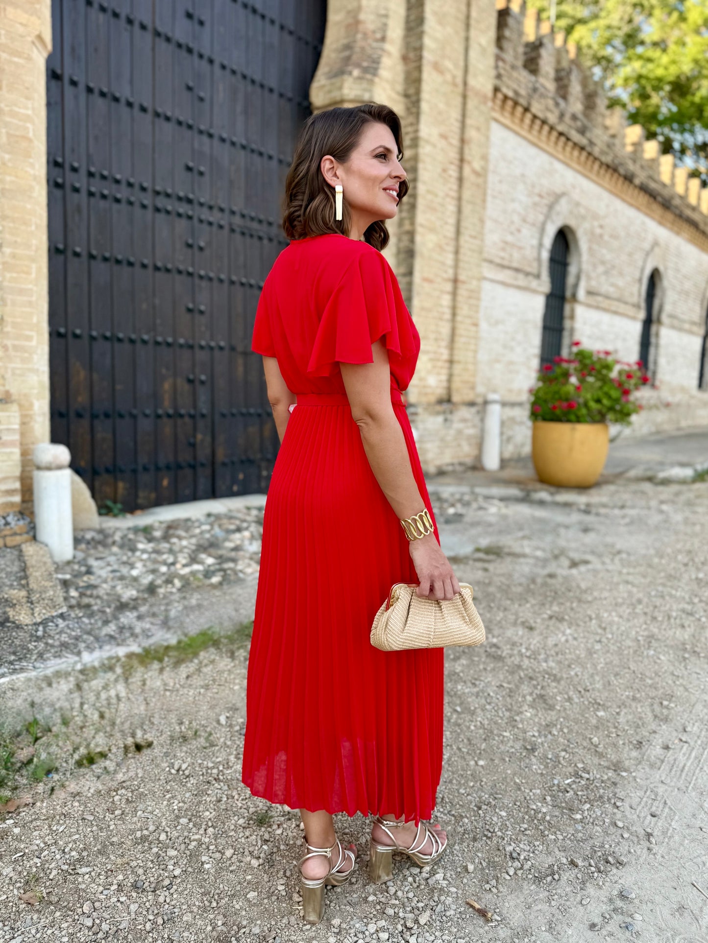 Vestido Valeria Rojo