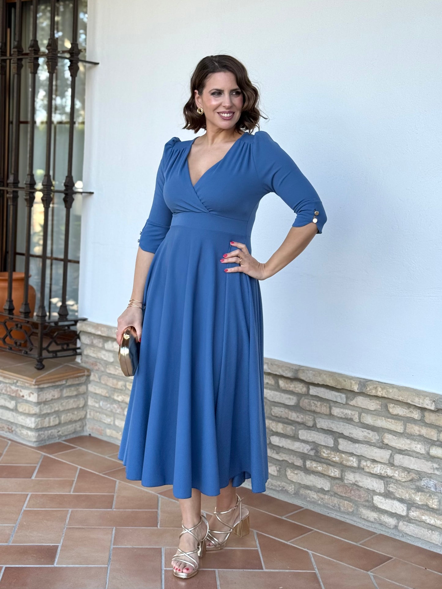 Vestido Yanet Azul