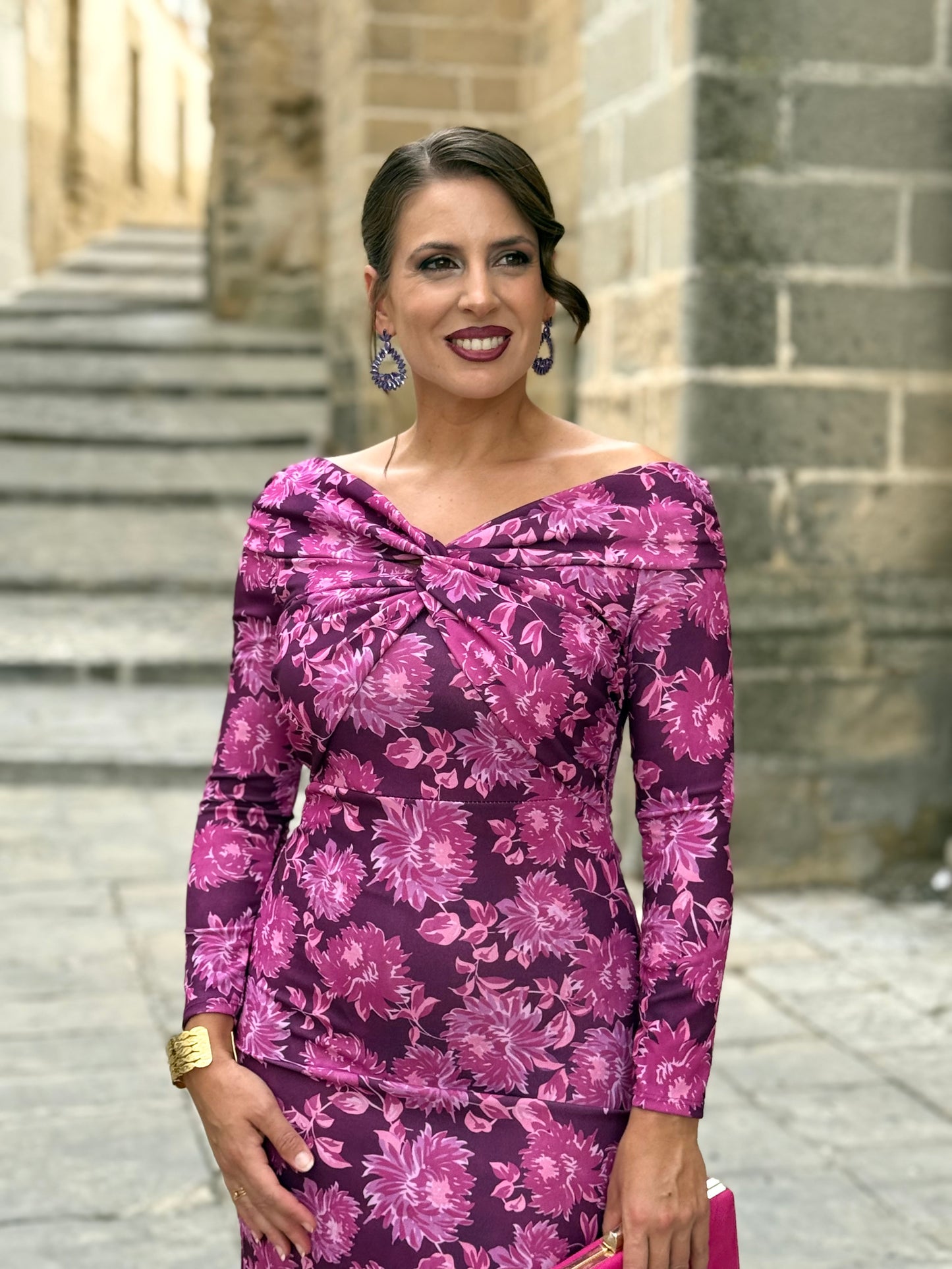 Vestido Elsa Buganvilla