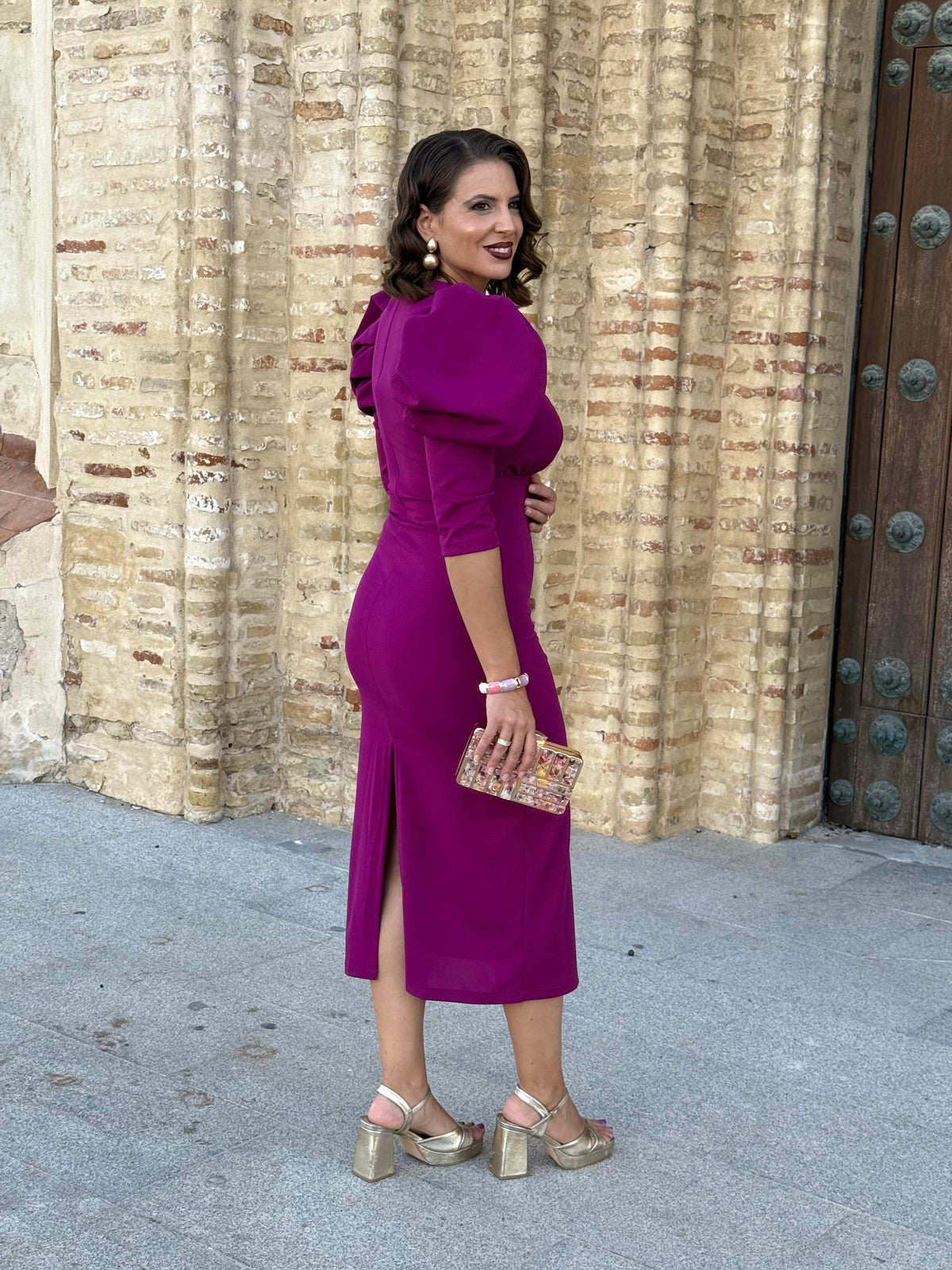 Vestido Leo Buganvilla