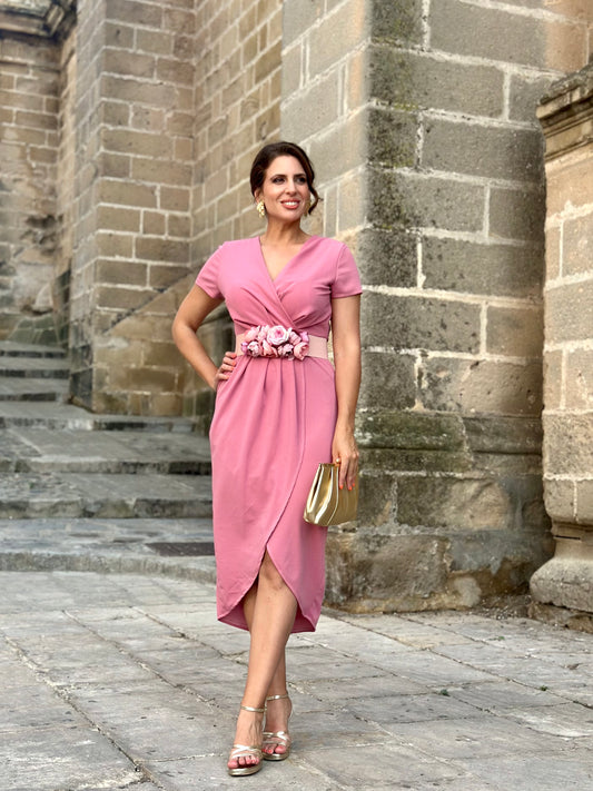 Vestido Amapola Rosa