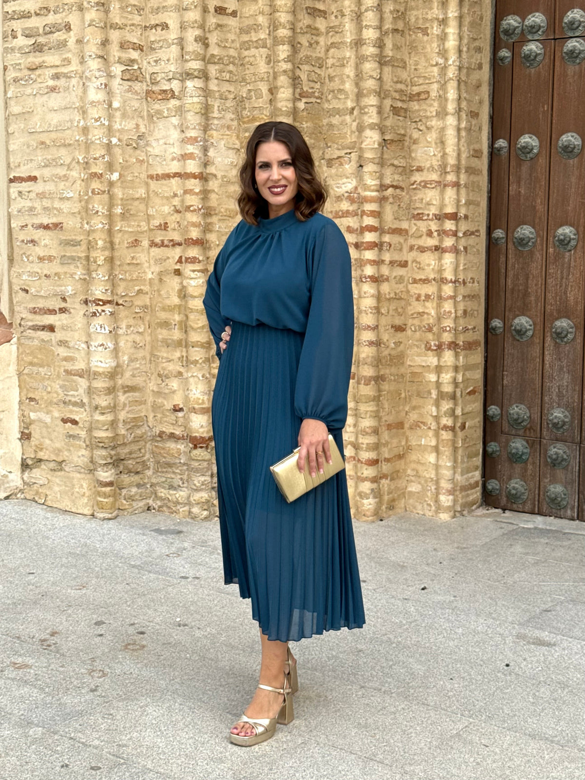 Vestido Julieta Petróleo
