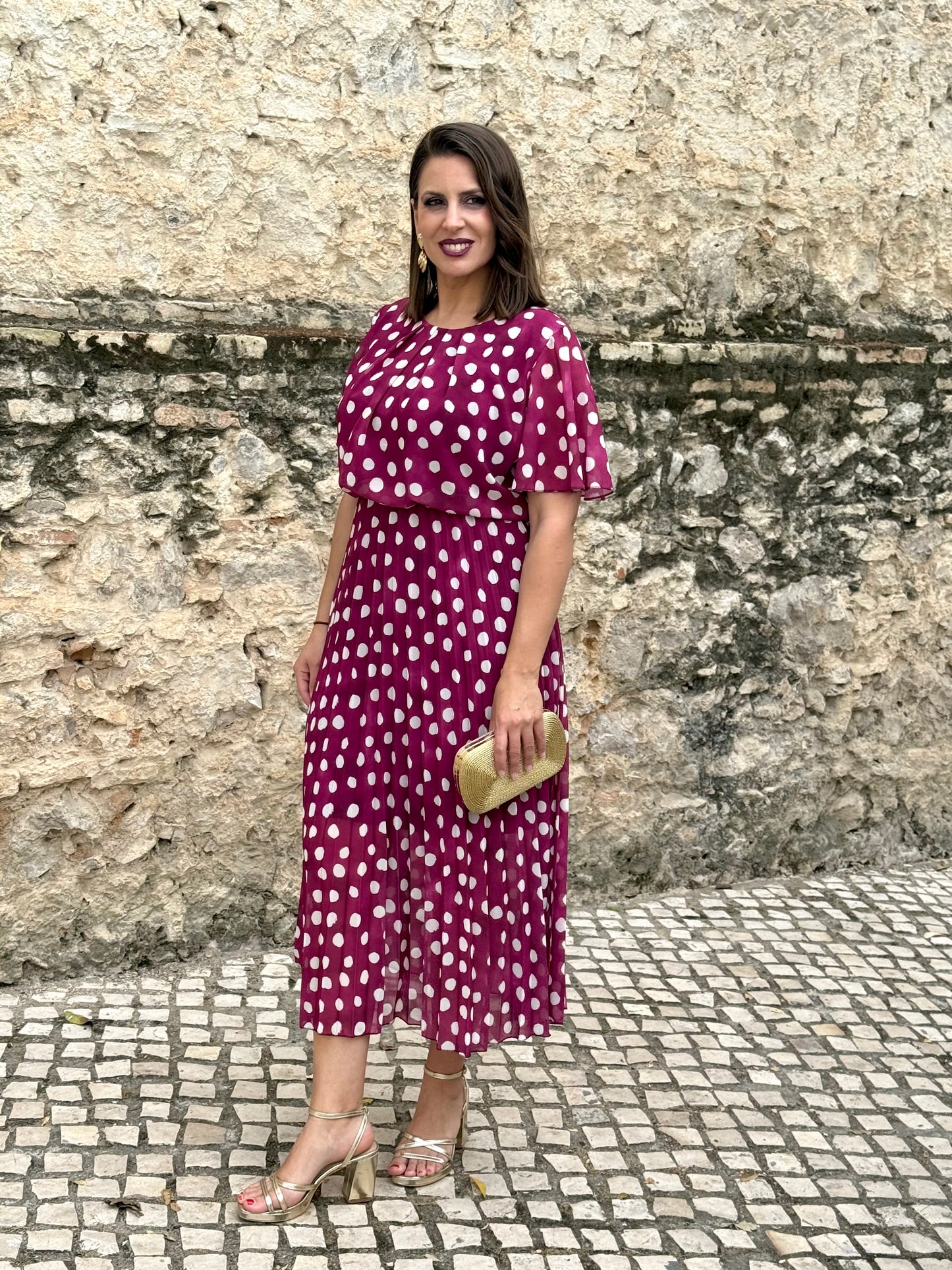 Vestido Bruma Lunar Buganvilla