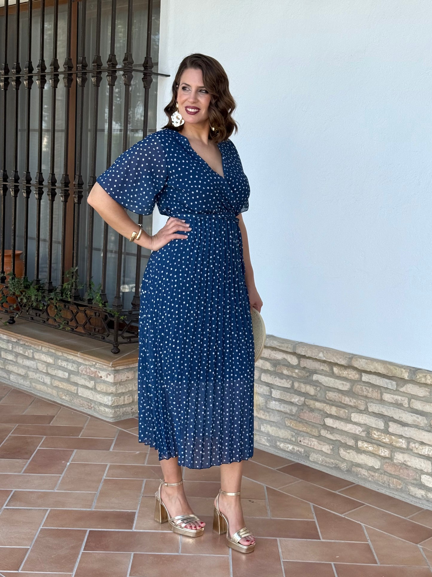 Vestido Talina Lunar azul