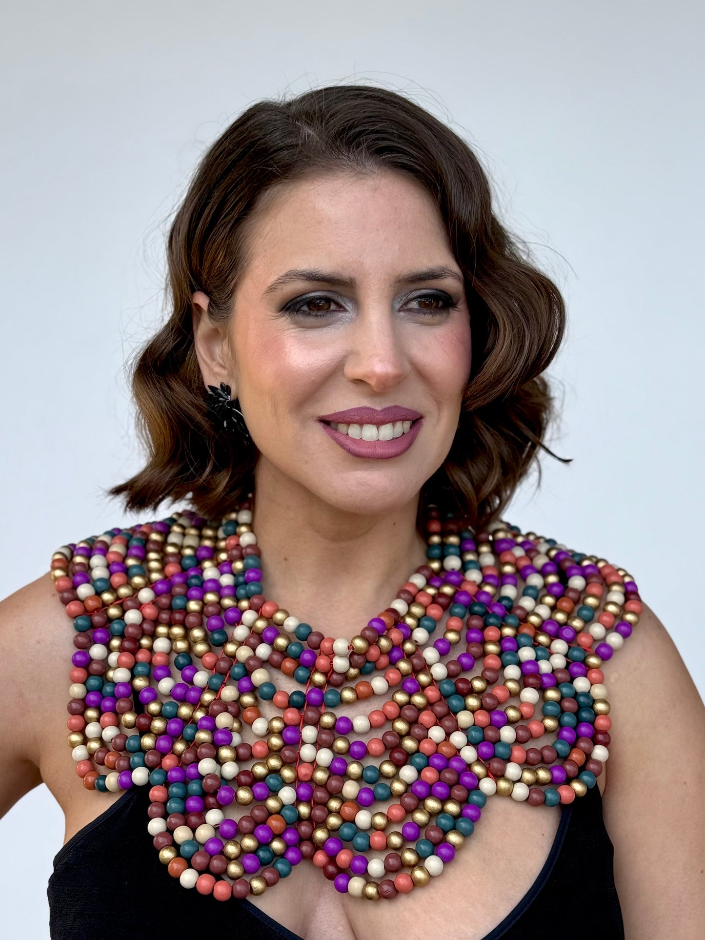 Collar Madera Multicolor