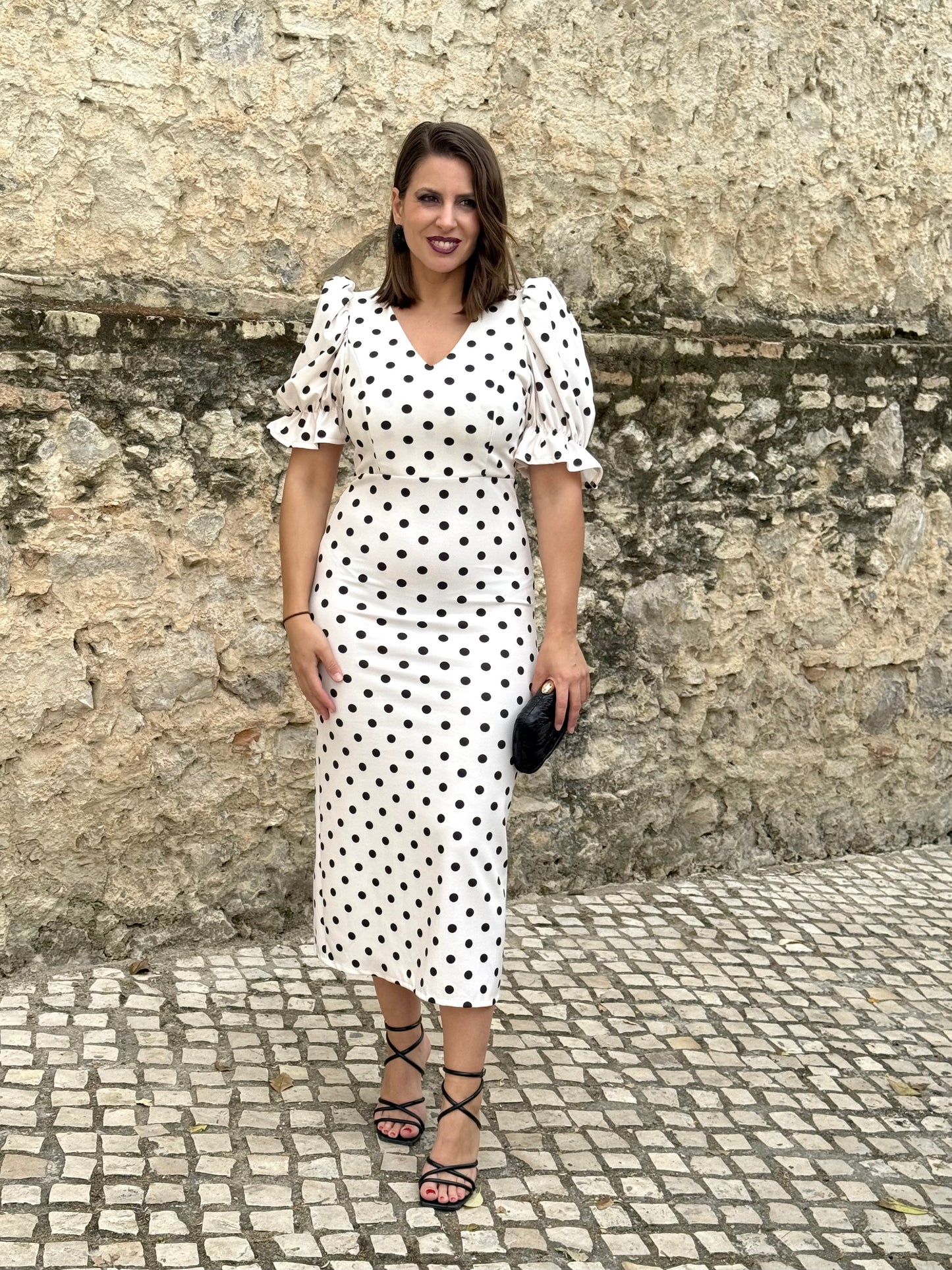 Vestido Mónaco Lunar Blanco