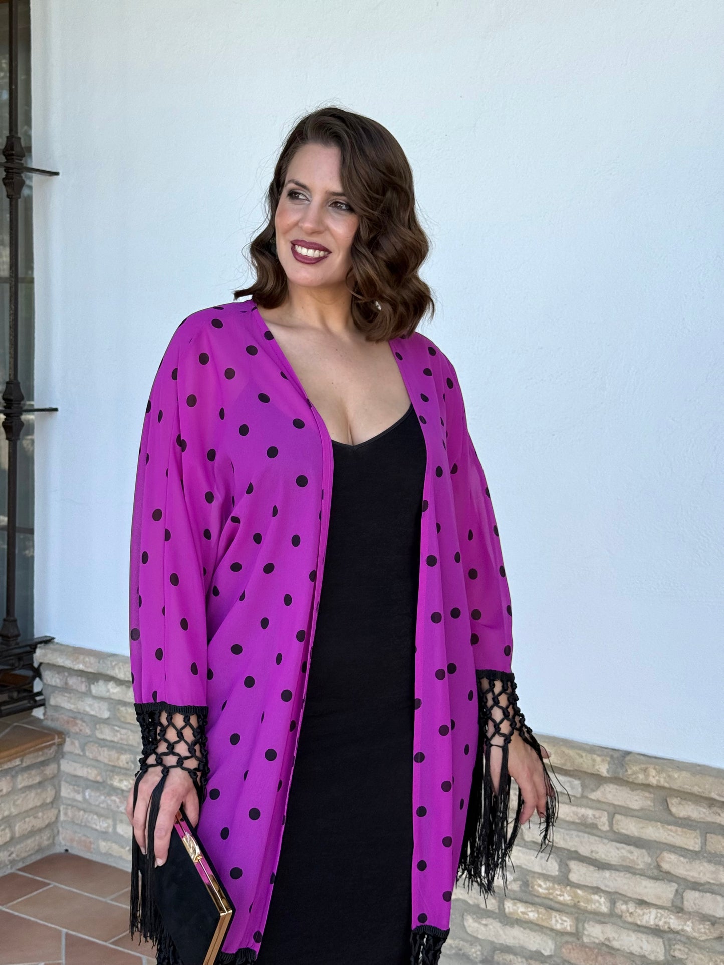Kimono Lunares Buganvilla