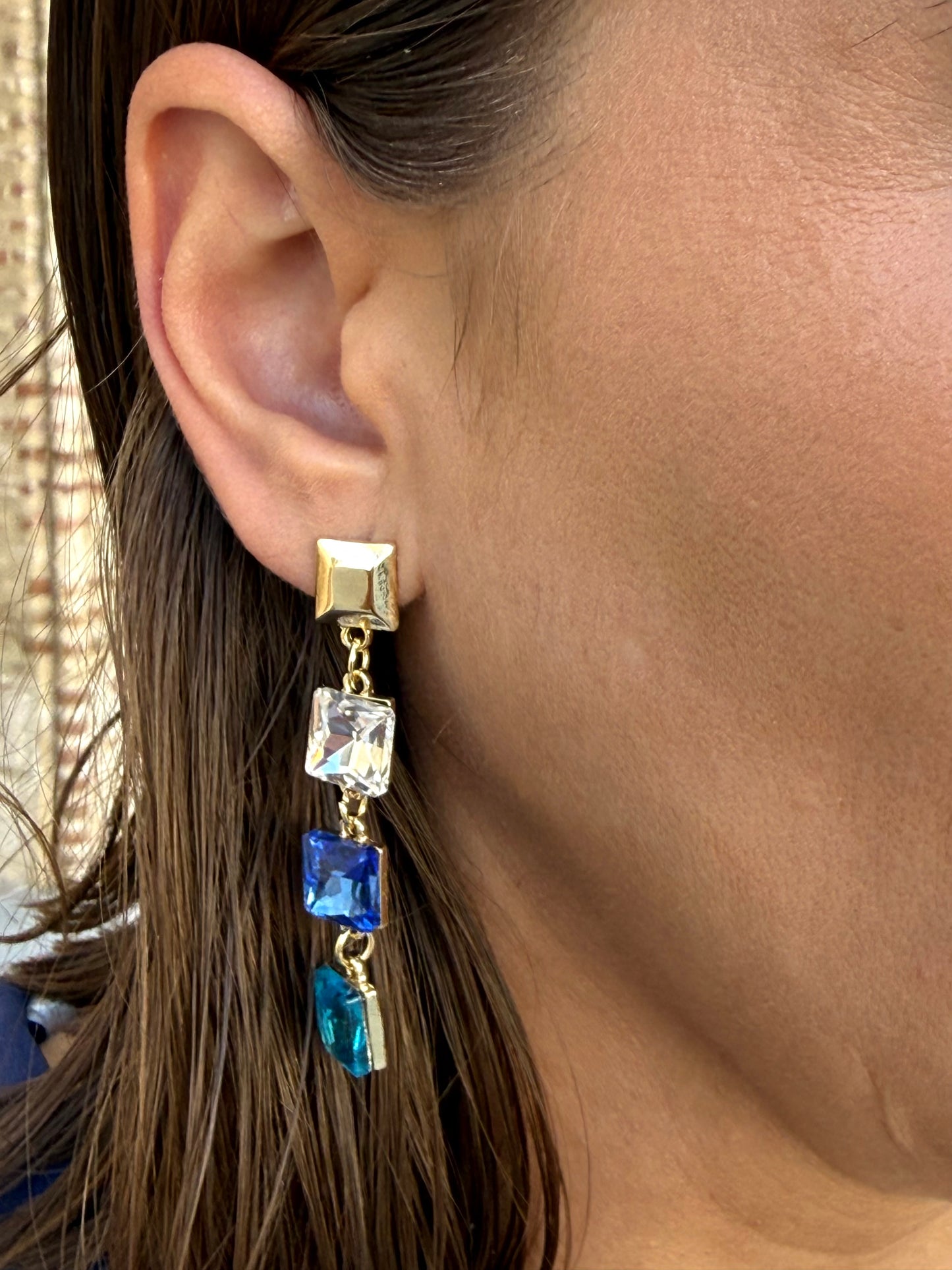 Pendientes Letonia Azulones