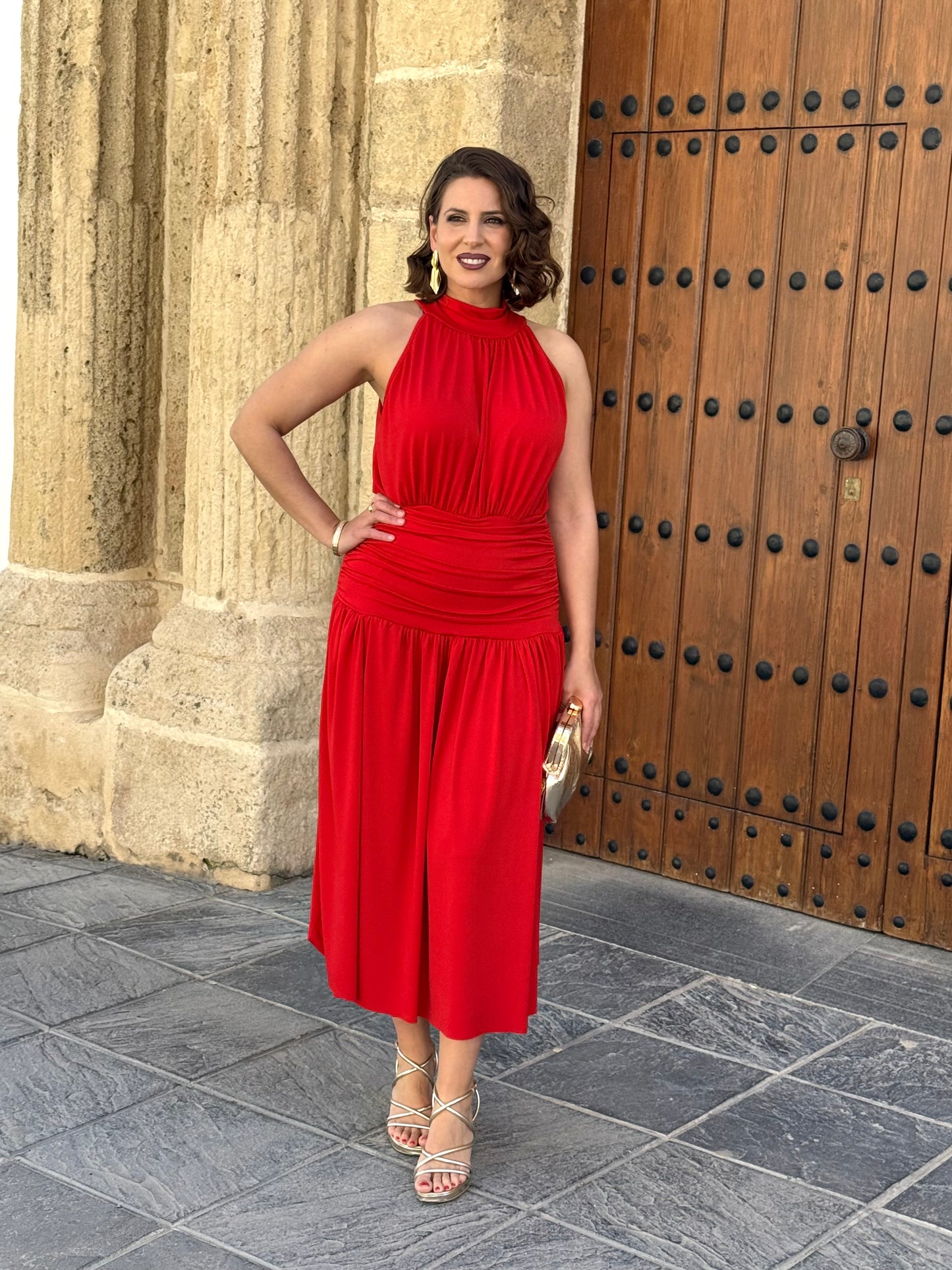 Vestido Aurelia Rojo