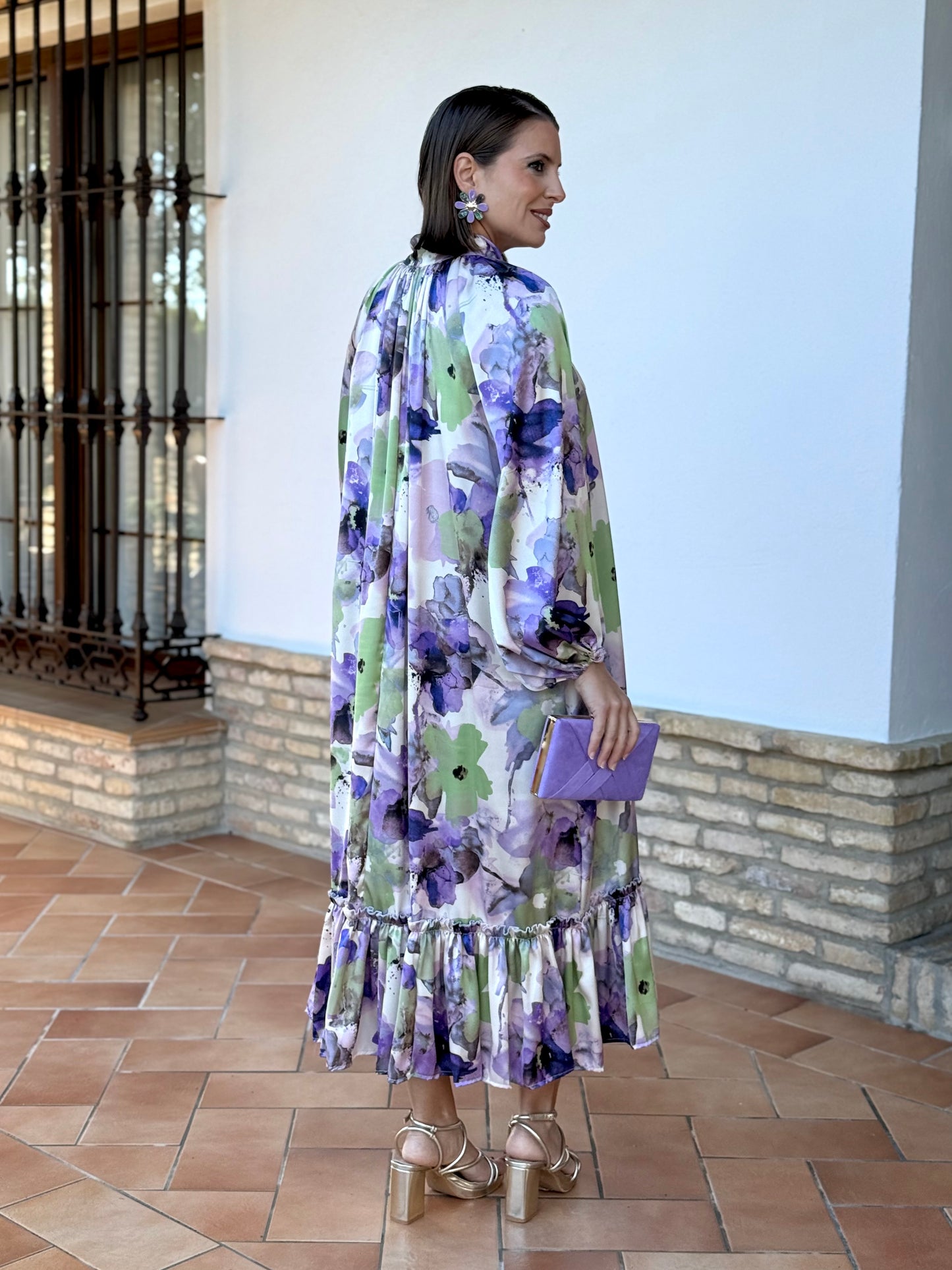 Vestido Karol Morado