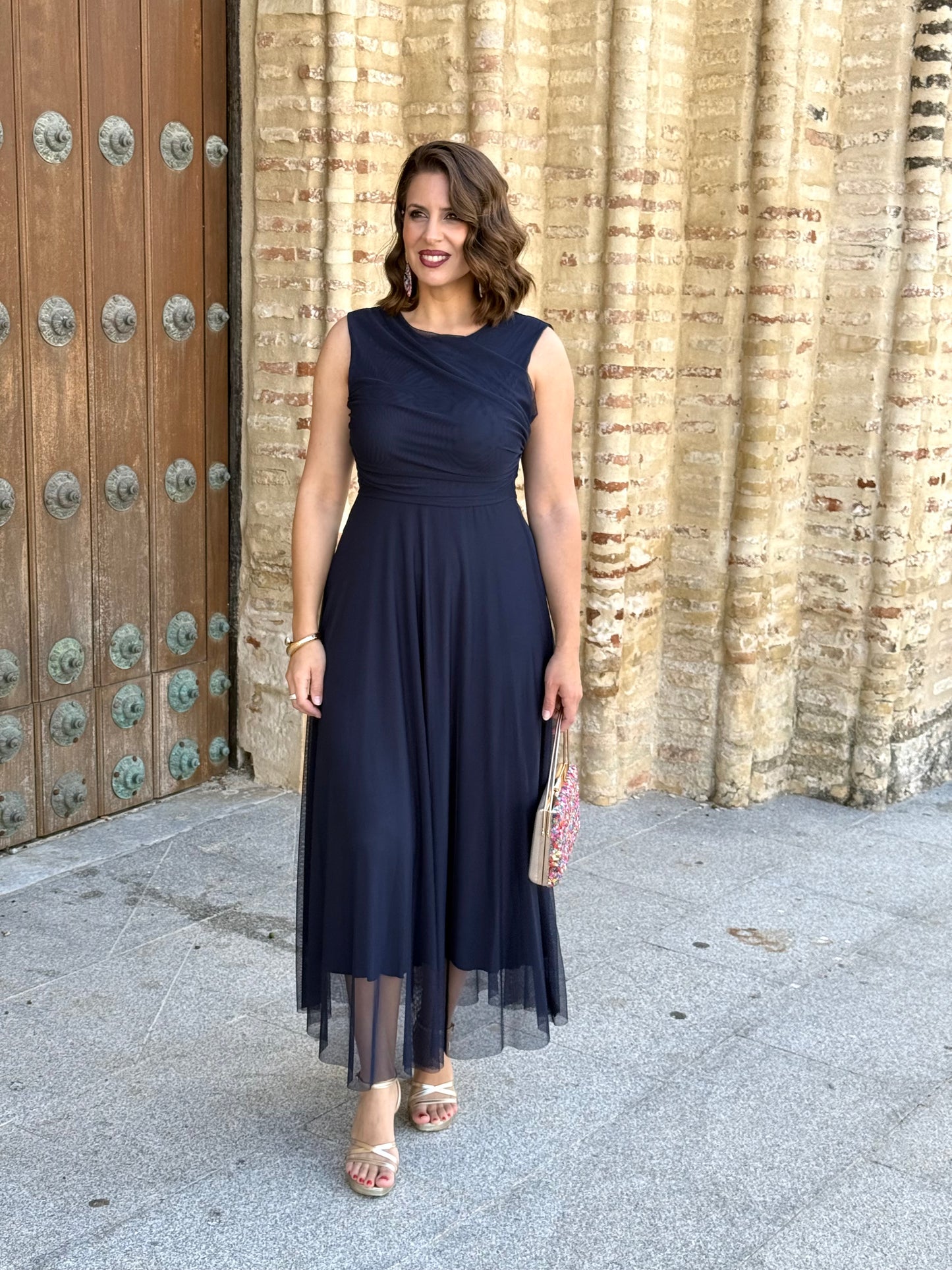 Vestido Dulcinea Azul Marino