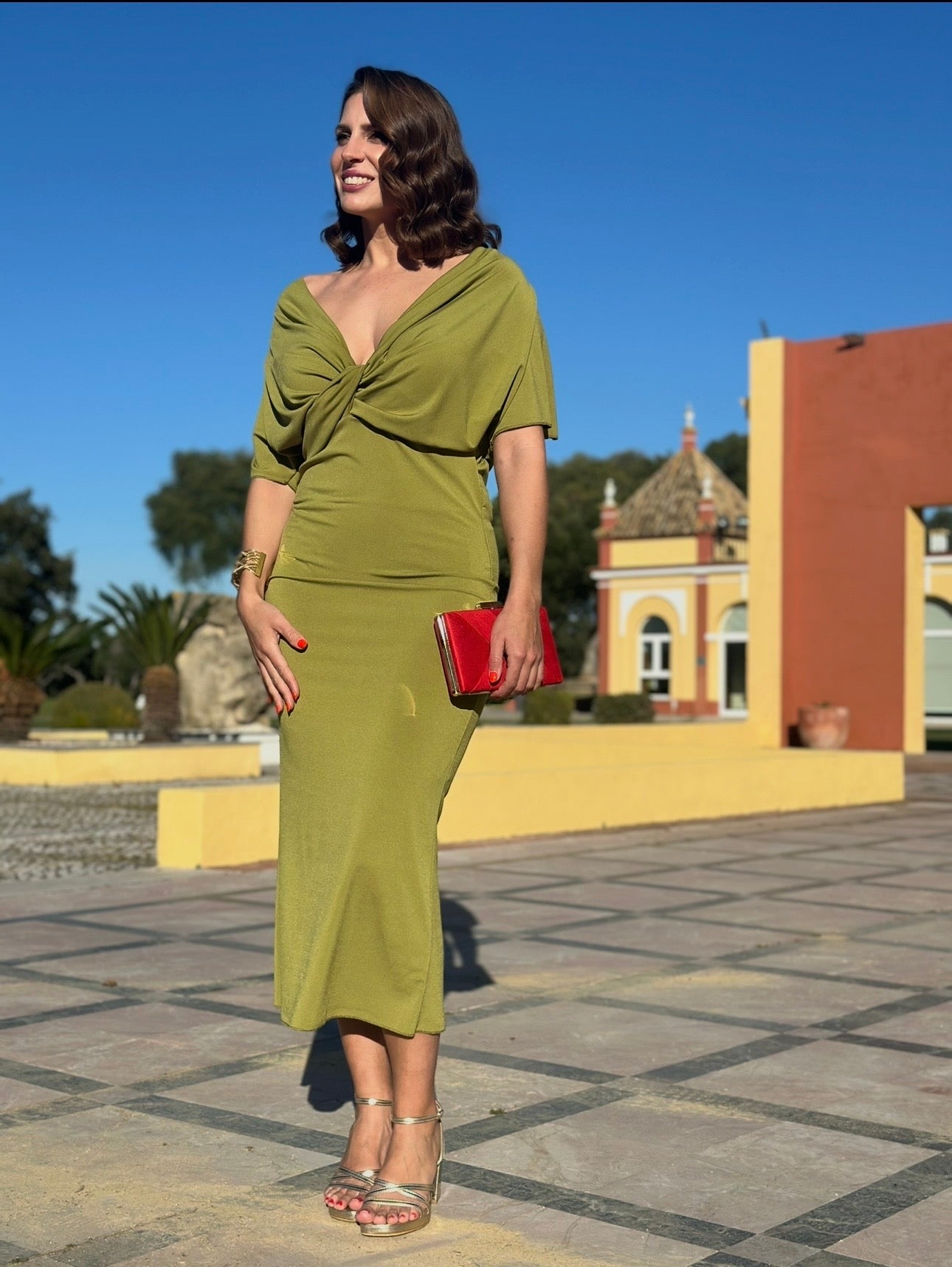 Vestido Belinda Pistacho