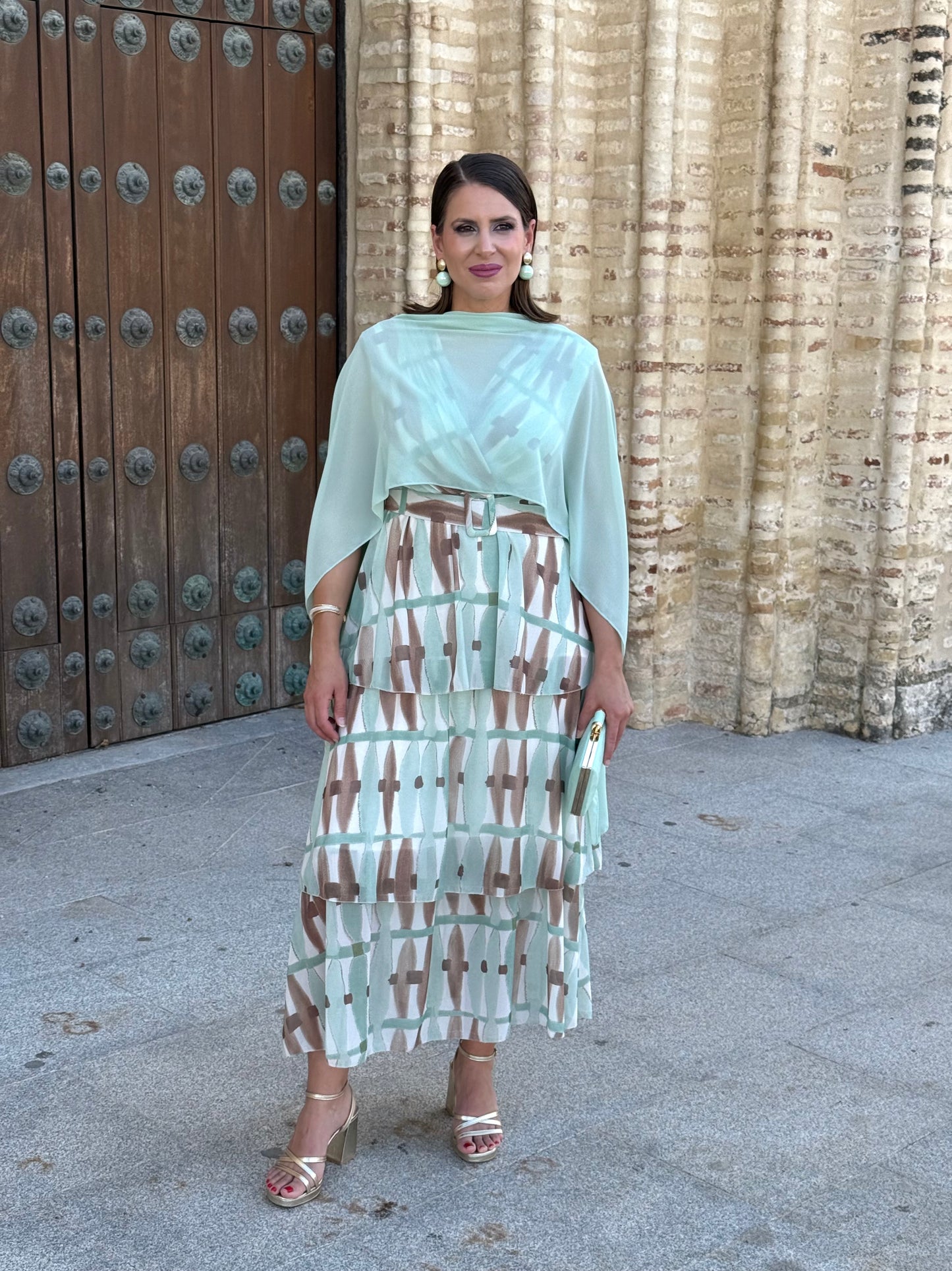 Vestido Almara Verde agua