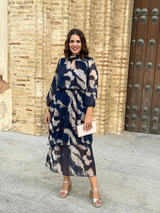Vestido Tania Azul Marino