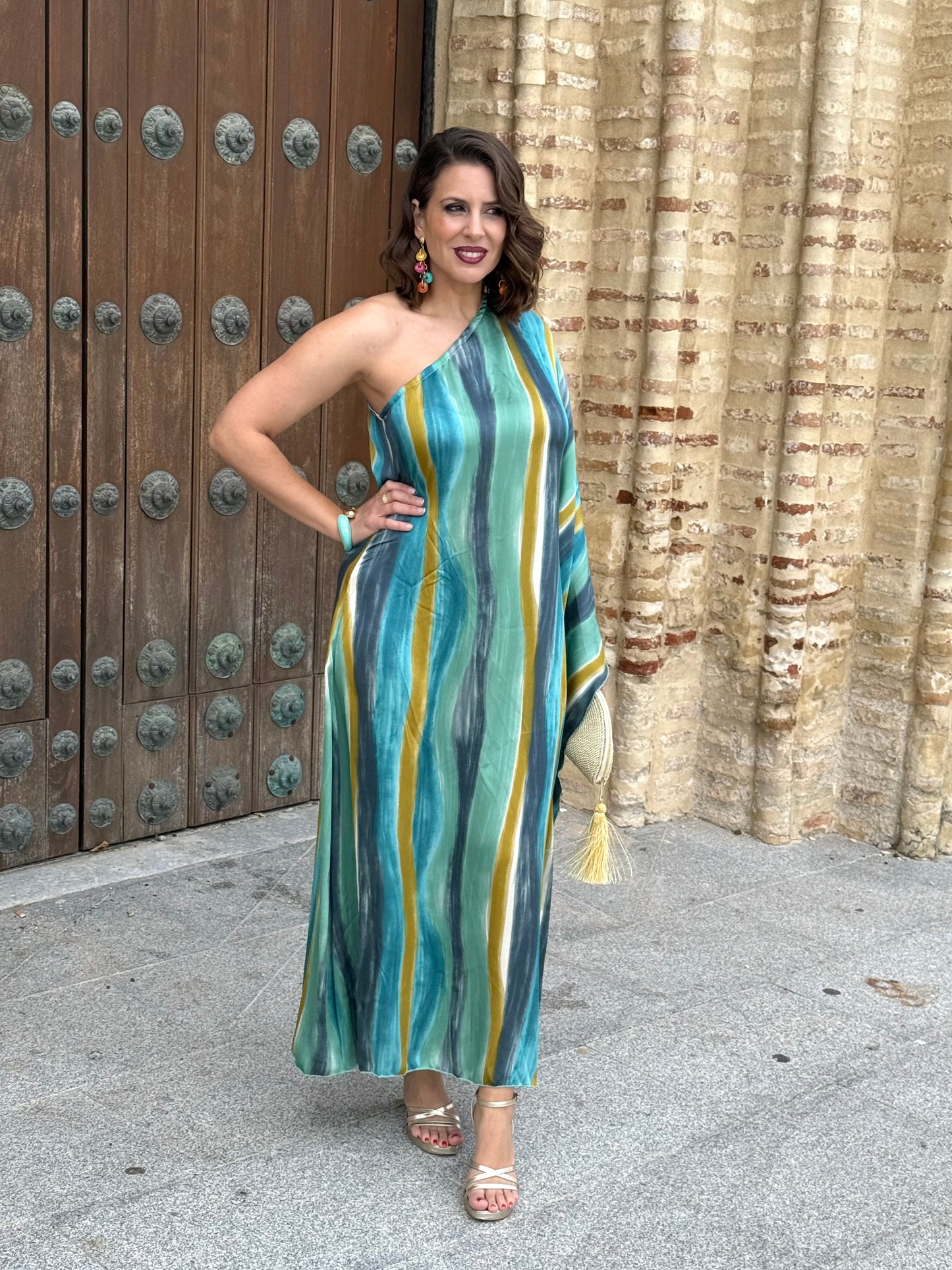Vestido Casandra Agua Marina