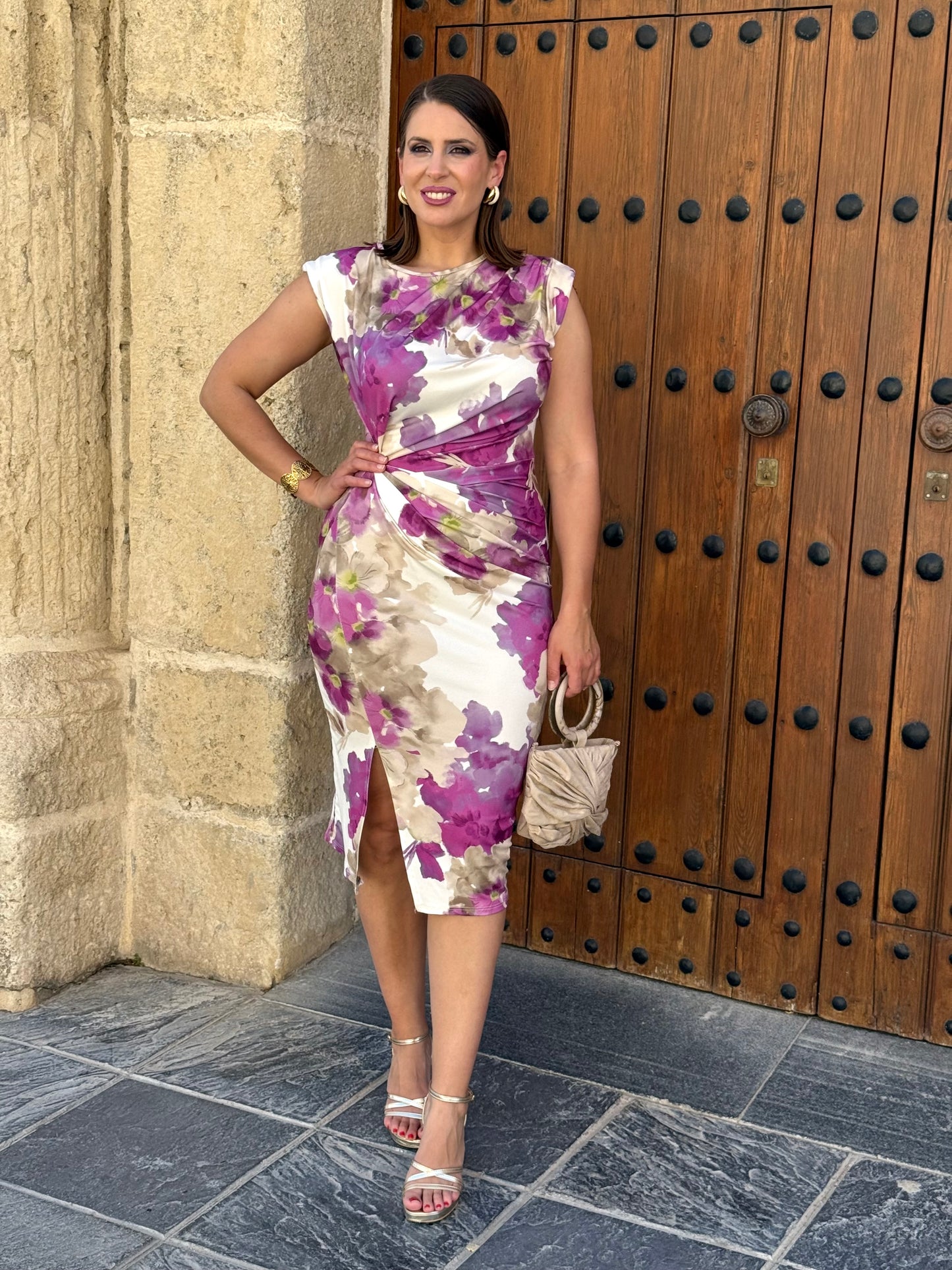 Vestido Pilar Buganvilla