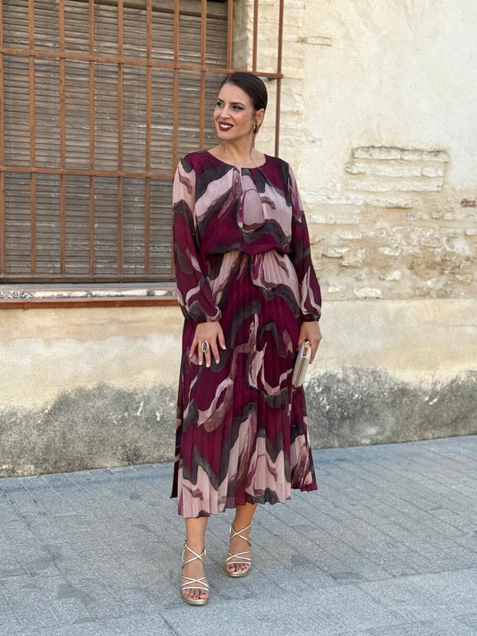 Vestido Bruma Granate