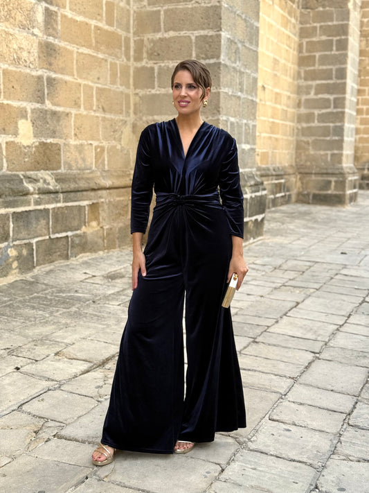 Mono Terciopelo Marino