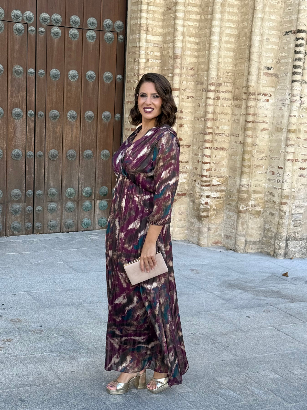 Vestido Olivia Buganvilla