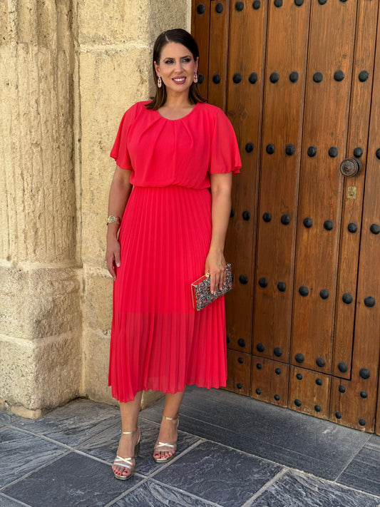 Vestido Niebla Coral